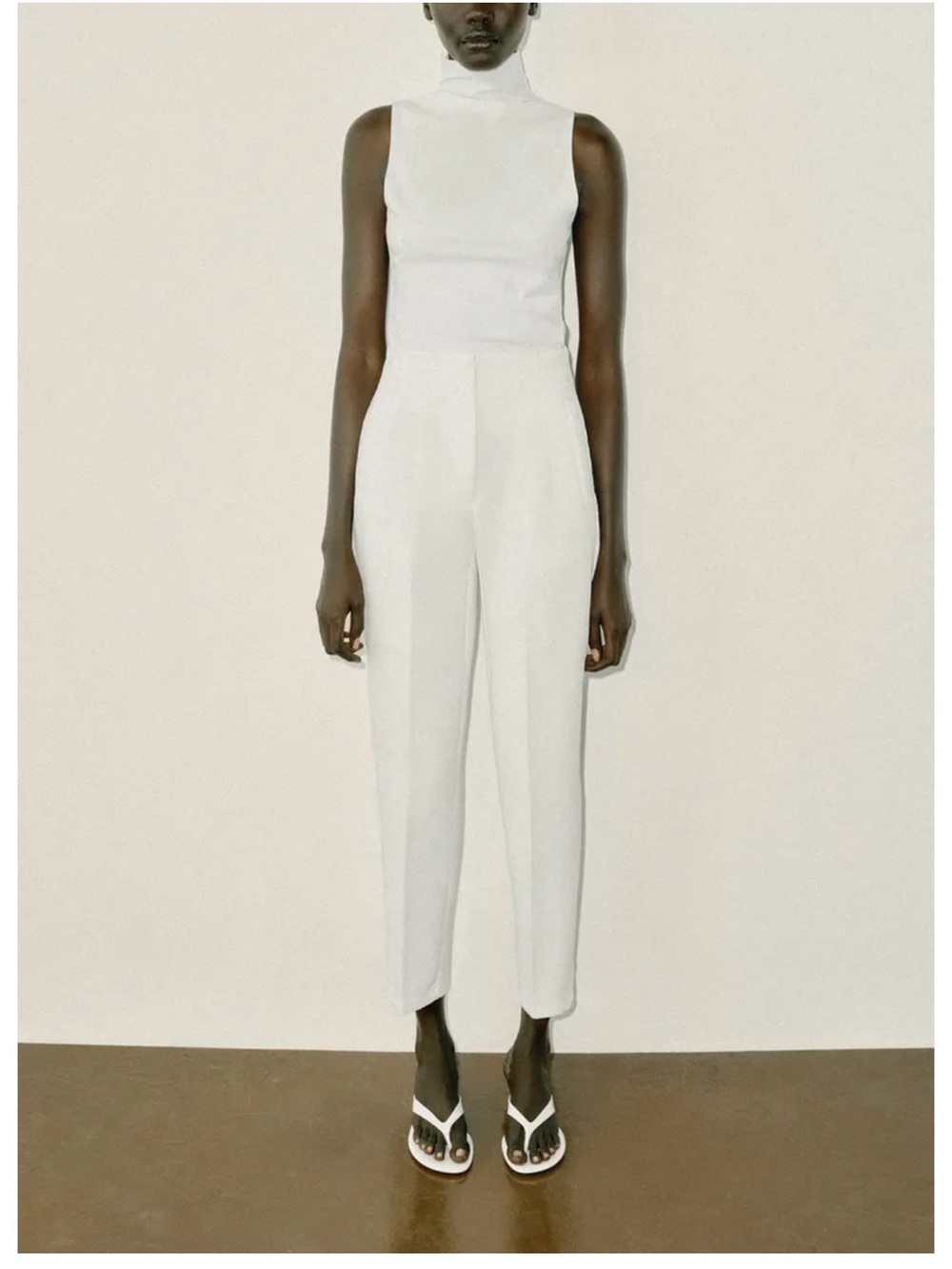 Zara High-Waisted Slim Fit Pants